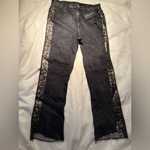 Black Orchid Frayed Denim Jeans